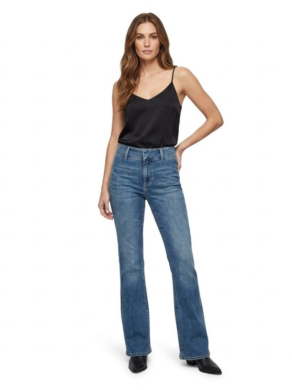 Hurley Women’s Teal-Green Flare Jeans